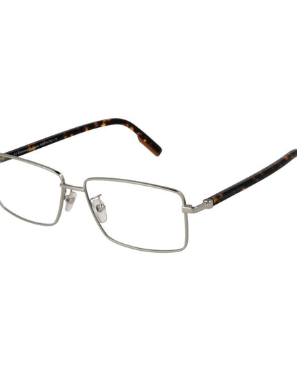 Ermenegildo Zegna Silver Metal Glasses (Frames)