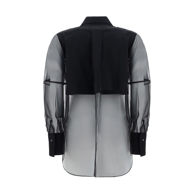 Brunello Cucinelli Black Cotton Pattern Shirt