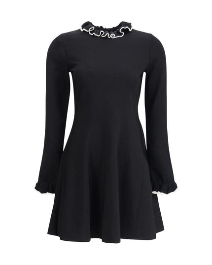 Valentino Black Viscose Casual Dress