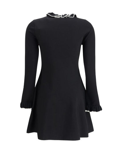 Valentino Black Viscose Casual Dress