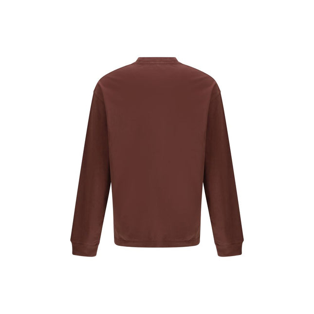 Agolde Bordeaux Cotton Long Sleeve T-Shirt