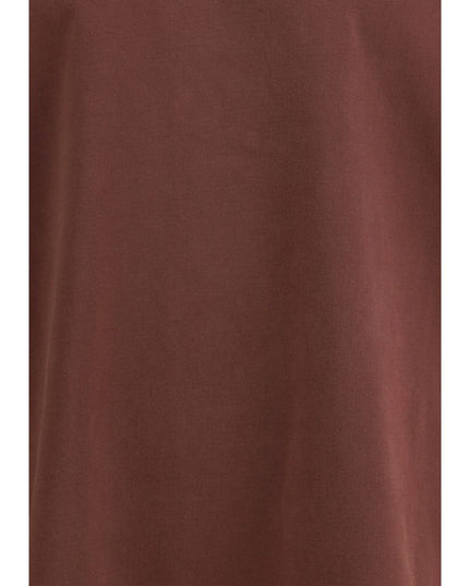 Agolde Bordeaux Cotton Long Sleeve T-Shirt