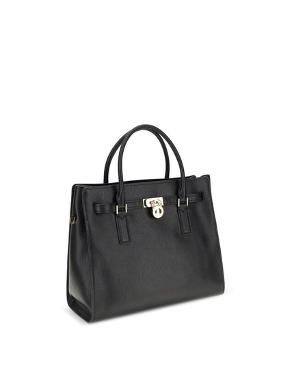 Michael Kors Black Calf Leather Bos Taurus Shoulder Bag
