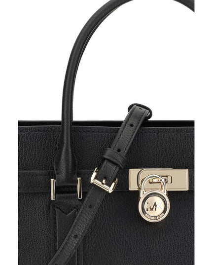 Michael Kors Black Calf Leather Bos Taurus Shoulder Bag