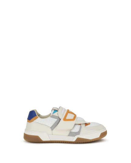 Valentino Garavani Multicolor Calf Leather Bos Taurus Athletic Sneakers
