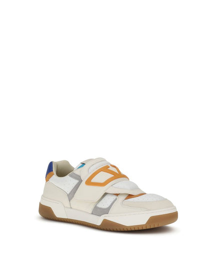 Valentino Garavani Multicolor Calf Leather Bos Taurus Athletic Sneakers