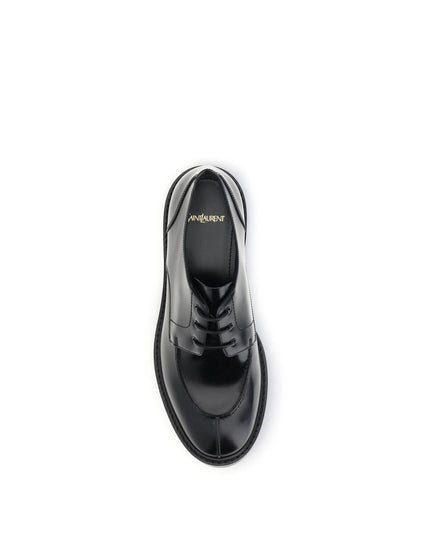Saint Laurent Leather Lace-Ups