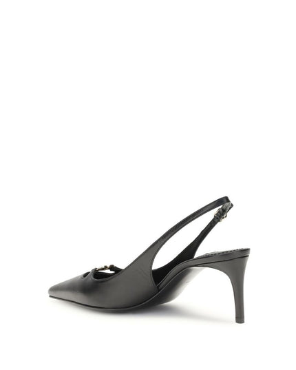 Dolce & Gabbana Black Goatskin High Heel Pumps