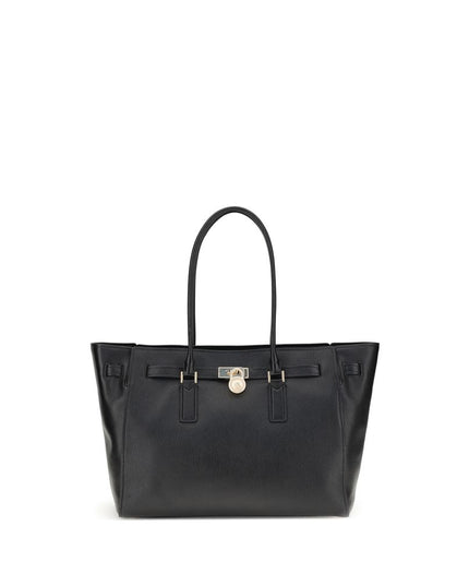 Michael Kors Black Calf Leather Bos Taurus Shoulder Bag