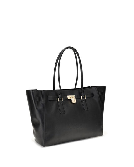 Michael Kors Black Calf Leather Bos Taurus Shoulder Bag