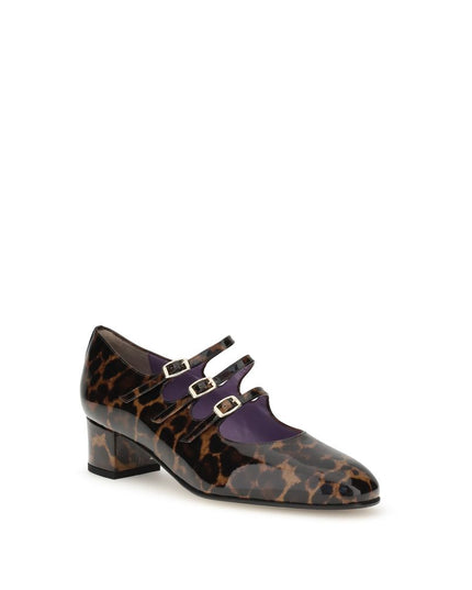 Carel Paris Multicolor Calf Leather Bos Taurus Platform Pumps