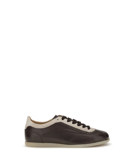 Brunello Cucinelli Multicolor Leather Low Top Sneakers