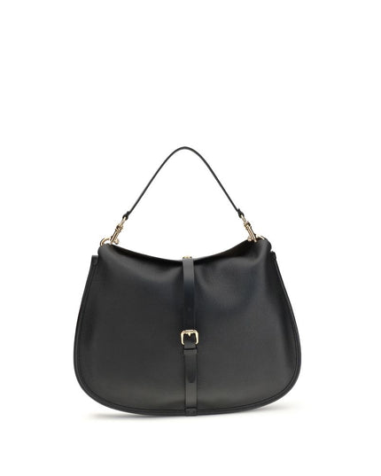 Etro Black Calf Leather Bos Taurus Shoulder Bag