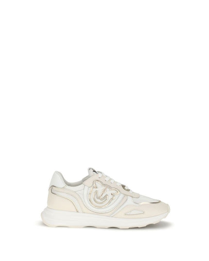 PINKO White Cotton Athletic Sneakers