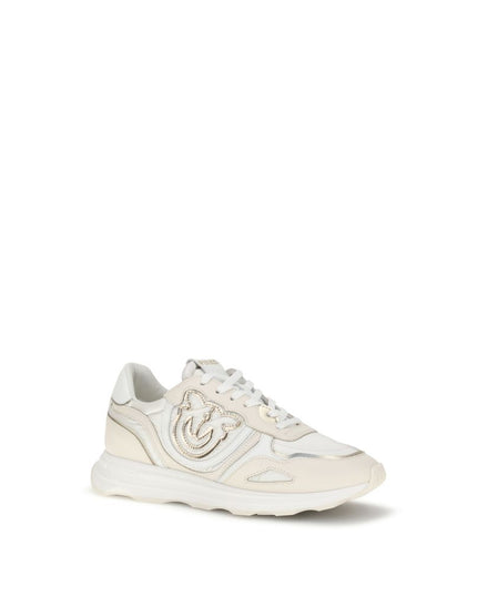 PINKO White Cotton Athletic Sneakers