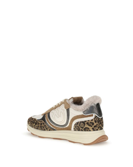 PINKO Multicolor Leather Chunky Sneakers
