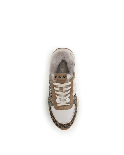 PINKO Multicolor Leather Chunky Sneakers