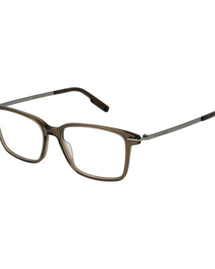 Ermenegildo Zegna Beige Acetate Glasses (Frames)