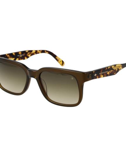 Scotch & Soda Brown Metal Sunglasses