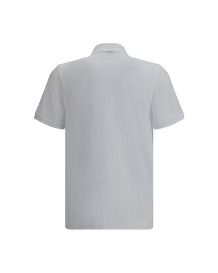 Moose Knuckles White Cotton Polo Shirt