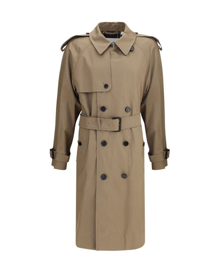 Burberry Beige Cotton Trench Coat