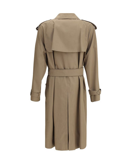 Burberry Beige Cotton Trench Coat
