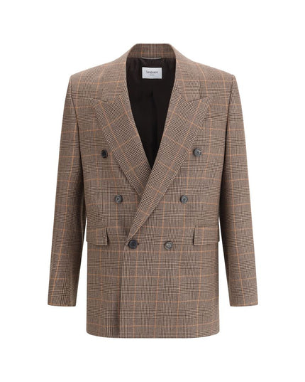 Saint Laurent Beige Wool Blazer
