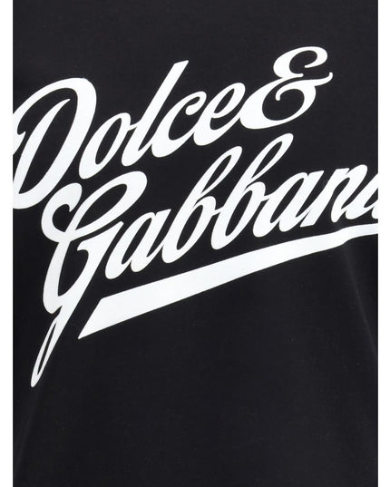 Dolce & Gabbana Black Cotton T-Shirt