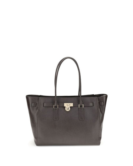 Michael Kors Brown Calf Leather Bos Taurus Shoulder Bag