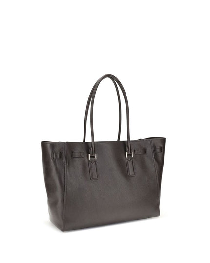 Michael Kors Brown Calf Leather Bos Taurus Shoulder Bag