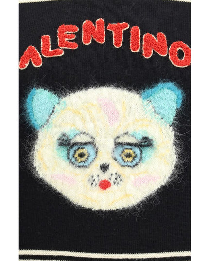 Valentino Multicolor Fleece Wool Sweatshirt