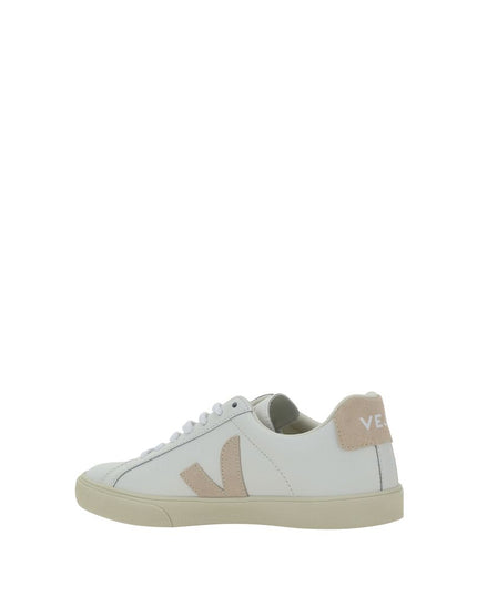 Veja White Calf Leather Bos Taurus Sneakers