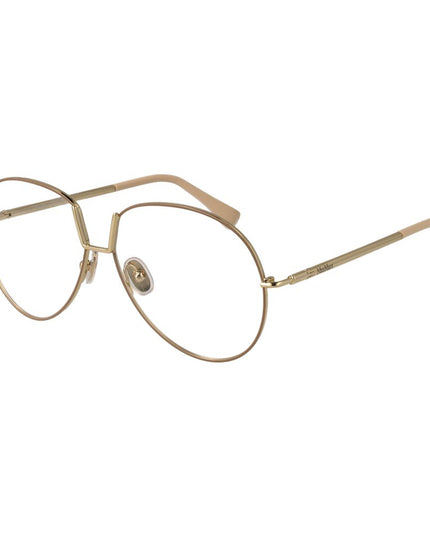 Max Mara Beige Metal Glasses (Frames)