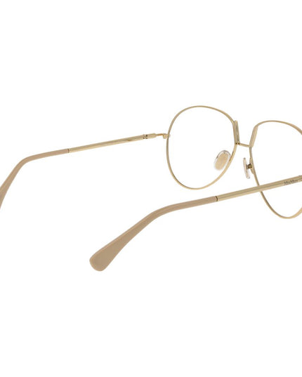 Max Mara Beige Metal Glasses (Frames)