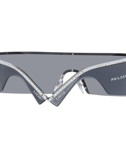 Lozza Gray Metal Sunglasses