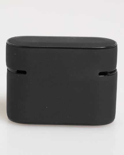 Dolce & Gabbana Black White Rubber Embossed Logo Accessory Airpods Case