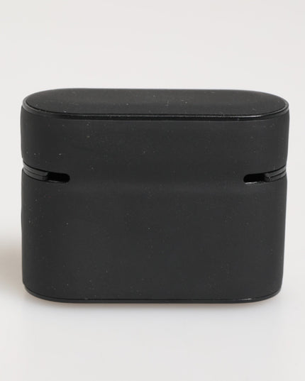 Dolce & Gabbana Black Mint Rubber Logo Embossed Accessory  Airpods Case