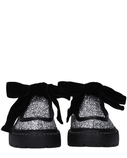 Jimmy Choo Gray Plastic Slip-On Loafers