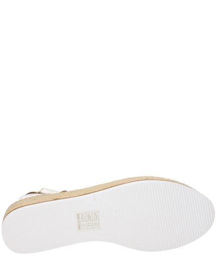 See By Chloé Gold Leather Wedge Sandals