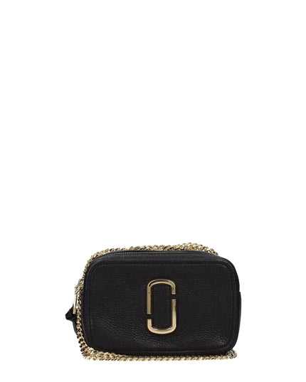 Marc Jacobs Black Leather Crossbody Bag