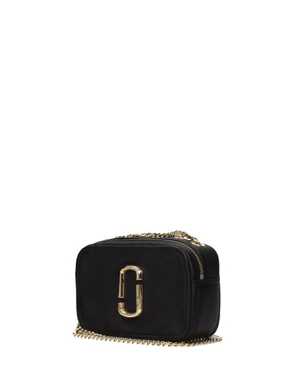 Marc Jacobs Black Leather Crossbody Bag