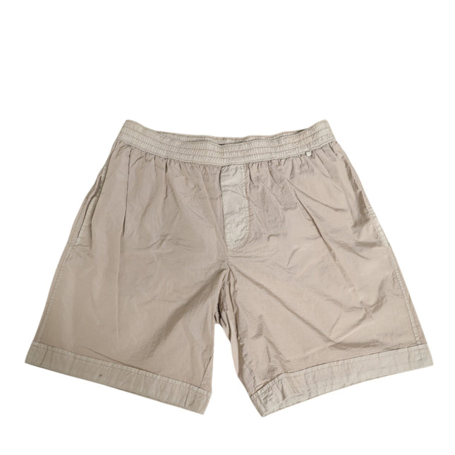 Dolce & Gabbana Beige Nylon Beachwear Men Boxer Short Swimwear