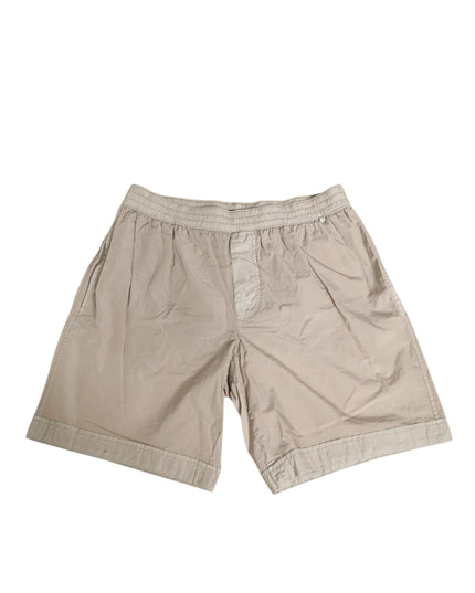 Dolce & Gabbana Beige Nylon Beachwear Men Boxer Short Swimwear