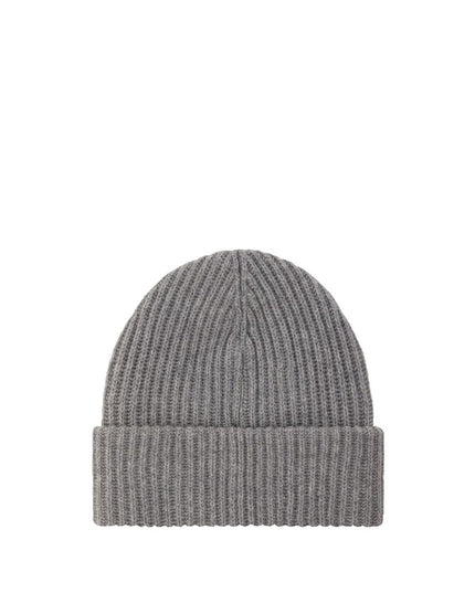Ganni Gray Wool Beanie