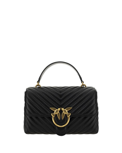 PINKO Black Calf Leather Bos Taurus Wallet