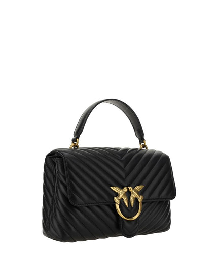 PINKO Black Calf Leather Bos Taurus Wallet