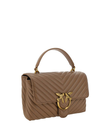 PINKO Brown Calf Leather Bos Taurus Wallet