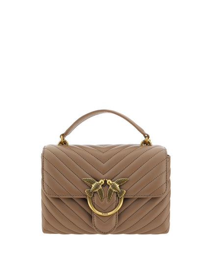 PINKO Brown Calf Leather Bos Taurus Wallet