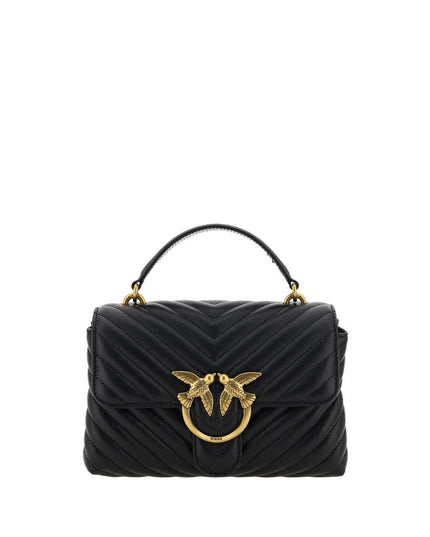 PINKO Black Calf Leather Bos Taurus Wallet