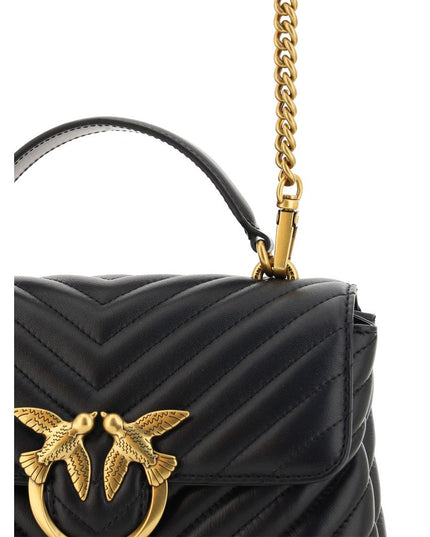 PINKO Black Calf Leather Bos Taurus Wallet